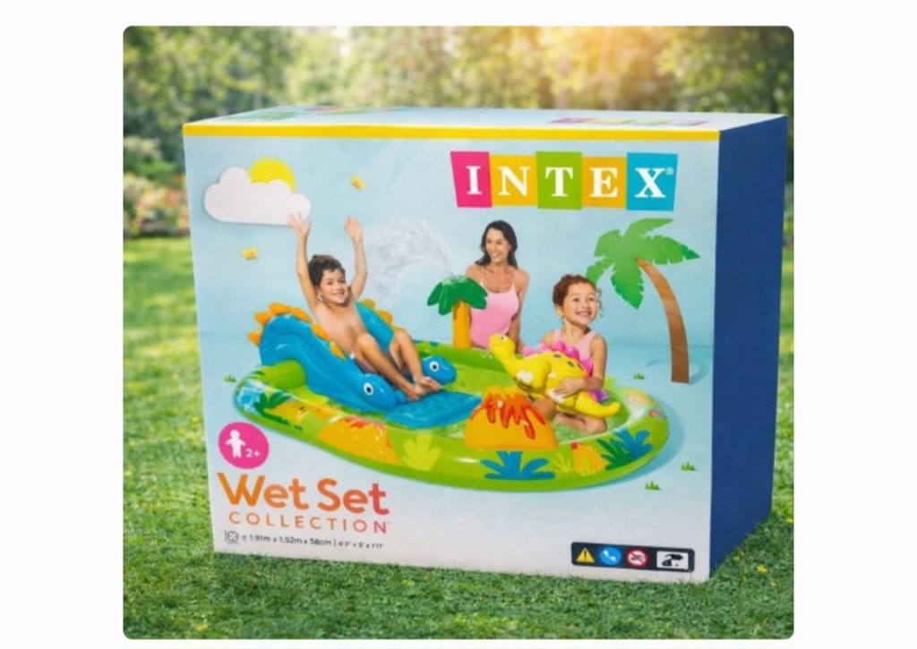 Bazen intex za decu Dino sa toboganom