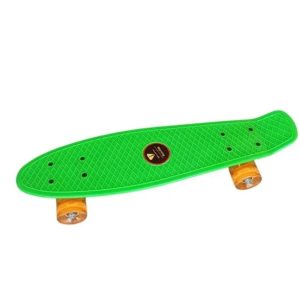 Penibord skejtbord 56cm svetleci tockovi zeleni
