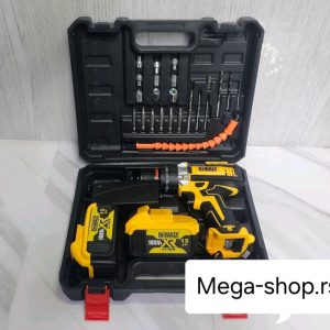 Srafilica-busilica Dewalt u koferu sa 2 baterije 188V