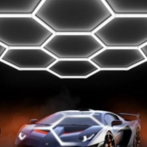 Hexagon led osvetljenje za auto servise 7 polja
