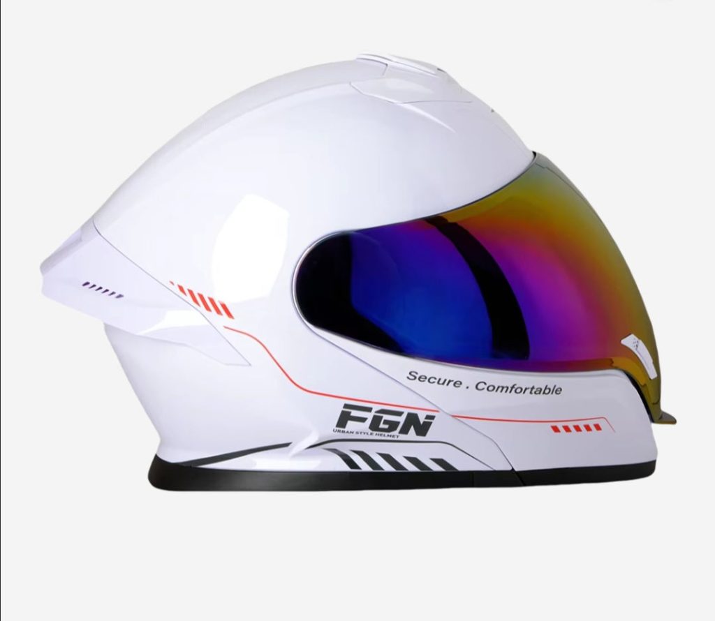 Kaciga za motor FGN sa reflektujucim vizirom