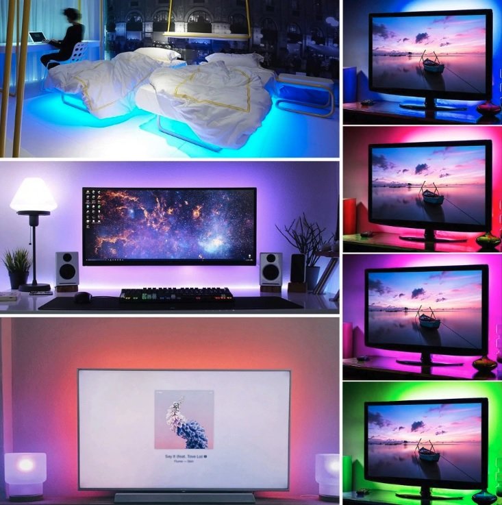 Led TV Traka 16 boja + daljinski 3metra