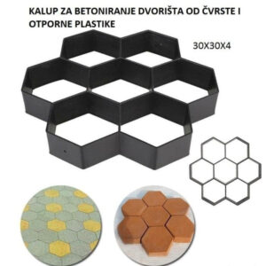 Kalup za beton 30x30x4.5 novi model