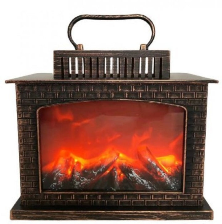 Led kamin imitacija kamina na baterije i usb 25x13x22cm