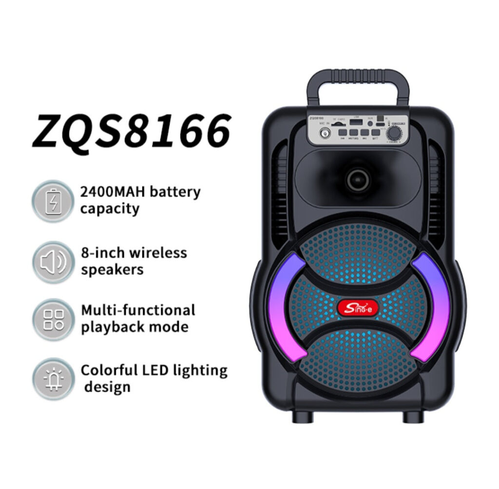 Bluetooth zvucnik ZQS-8166 sa mikrofonom