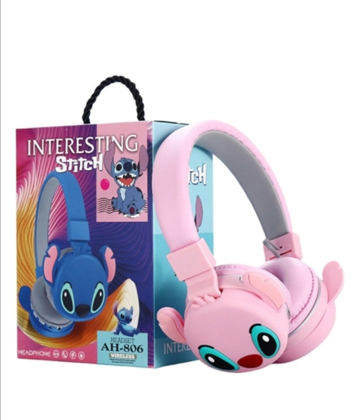 Slusalice decije bluetooth AH-806 STICH roze