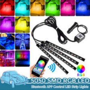 Ambijentalno svetlo osvetlenje led rgb plus aplikacija za auto