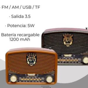 Retro radio tranzistor na baterije MK 619 BT