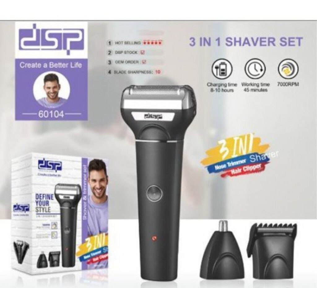Masinica za brijanje 3in1 set za brijanje DSP 60104