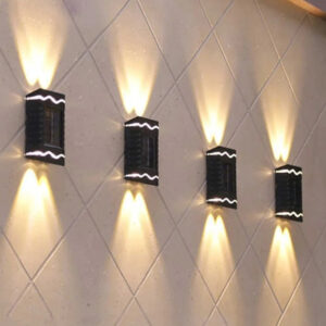Solarne lampe dekorativne zidne set 4kom
