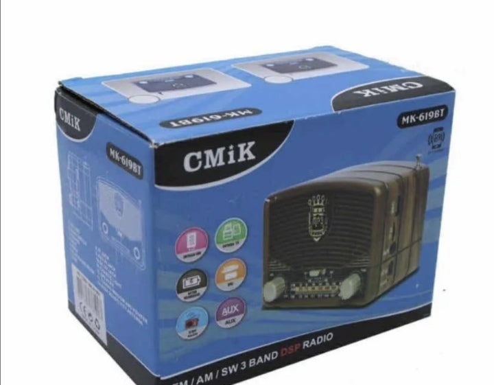 Retro radio tranzistor na baterije MK 619 BT