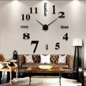 Zidni sat DIY CLOCK samolepljivi
