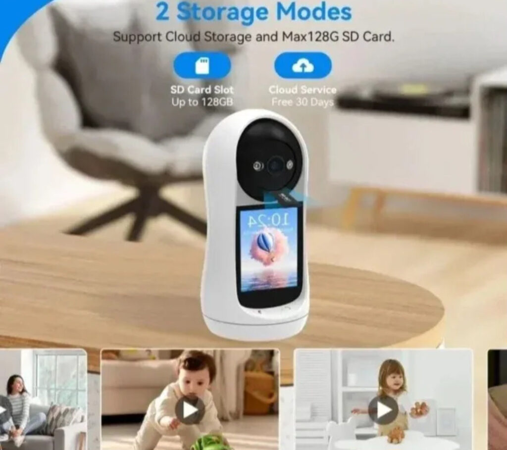 Kamera sa ekranom wifi smart kamera 3mp video poziv