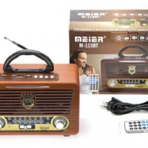 Radio tranzistor retro radio punjivi MEIER M115 BT