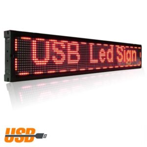 Led svetleca reklama displej reklama 130cm x 20cm