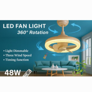 Led plafonska lampa sa ventilatorom 48w