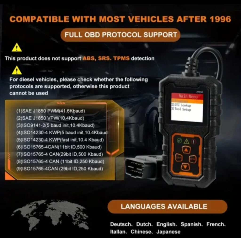 Dijagnostika OBD2 -CY 3001