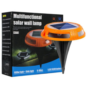 Solarna multifunkcionalna RGB lampa za dvorista i baste