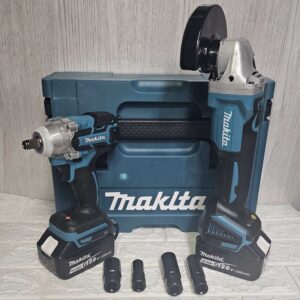 Makita aku set brusilica i udarni odvijac 128V sa 2 baterije