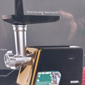 Elektricna masina za mlevenje mesa Boma 2000w crna
