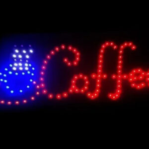 Svetleca led reklama Caffee