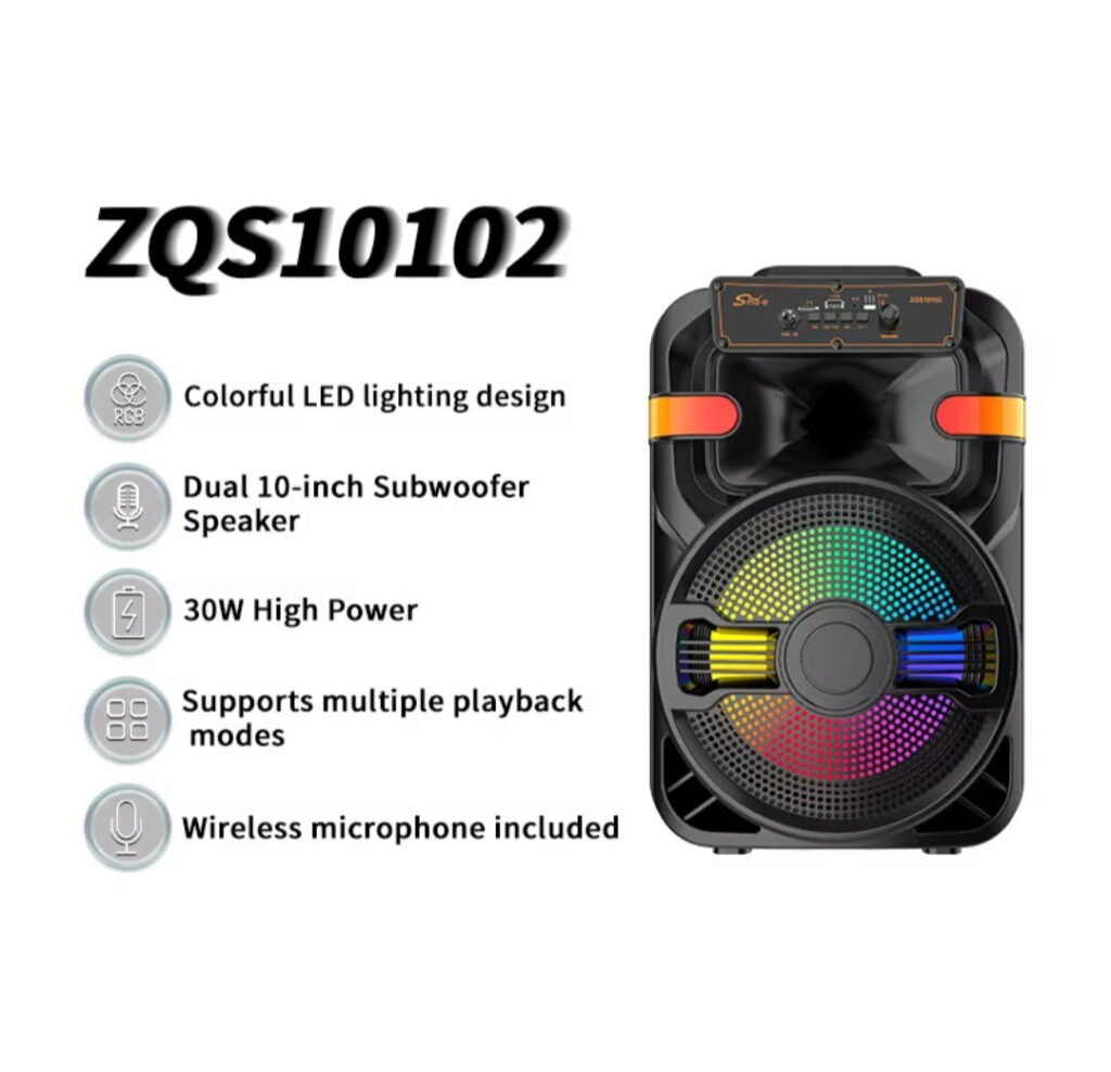 Bluetooth zvucnik ZQS -10102 sa mikrofonom bezicnim
