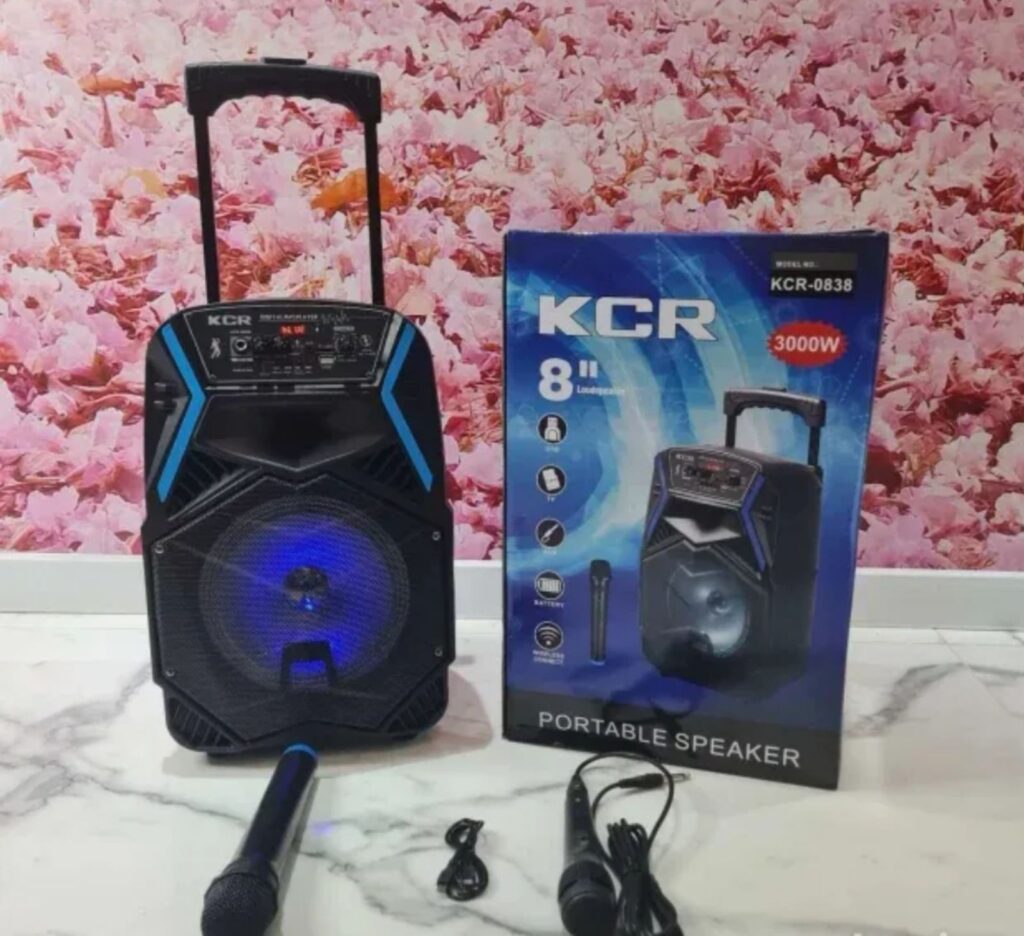 Bluetooth zvucnik karaoke KCR-0838 sa bezicnim mikrofonom