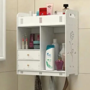 Polica za kupatilo sa 2 fioke