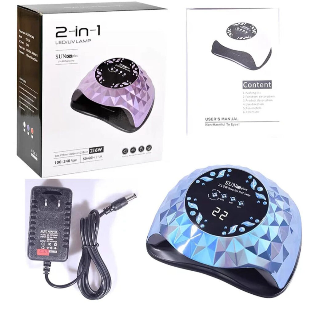 Uv i led lampa za nokte SUN C5 plus -216w