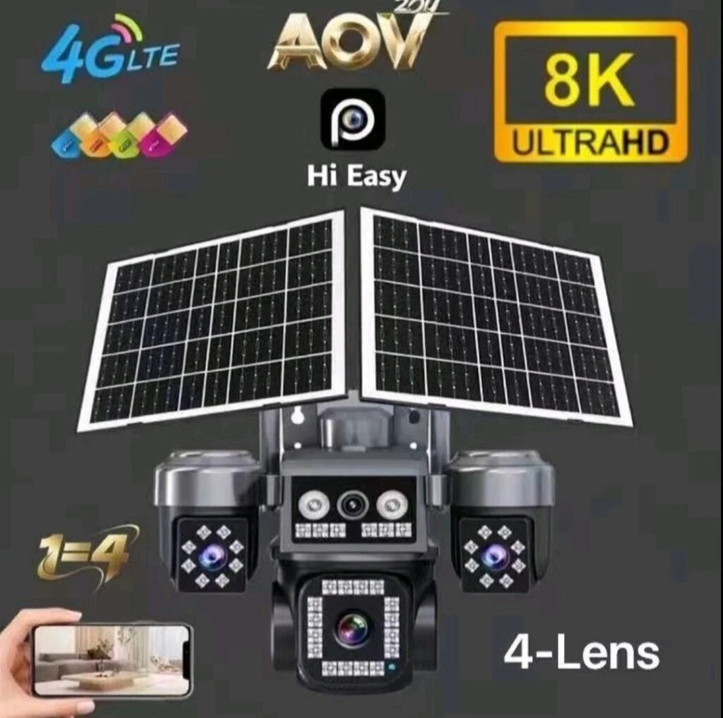 Kamera solarna sa 4 sociva 4G -WIFI HD ultra