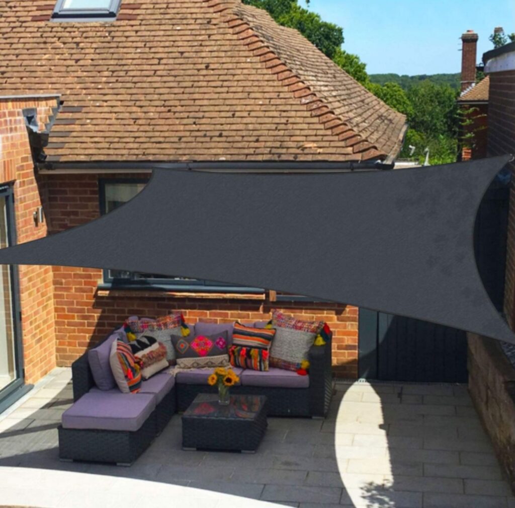 Zastitno platno tenda 1x2 m -tenda ibica crna