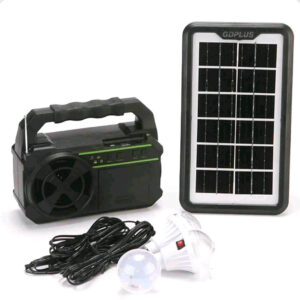 Solarni sistem sa radiom i 3 sijalice solarni panel