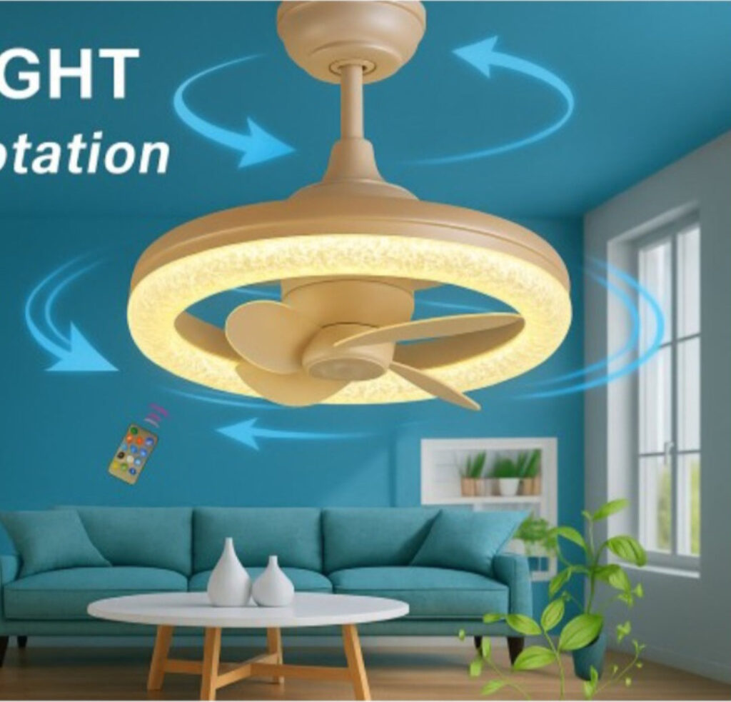 Led plafonska lampa sa ventilatorom 48w