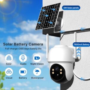 Solarna kamera TQ-10 - Rotirajuća 4G kamera App ICSee