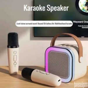 Bluetooth karaoke zvučnik sa bežičnim mikrofonom