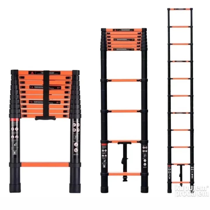 Teleskopske sklopive aluminijumske merdevine (do 150 kg)