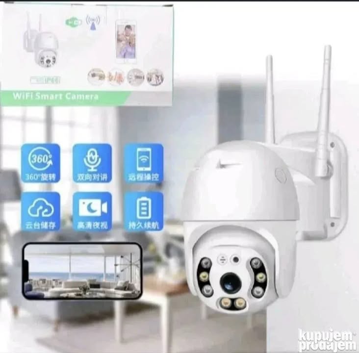IP kamera 1080p PTZ sa rotacijom - bežična, noćni mod