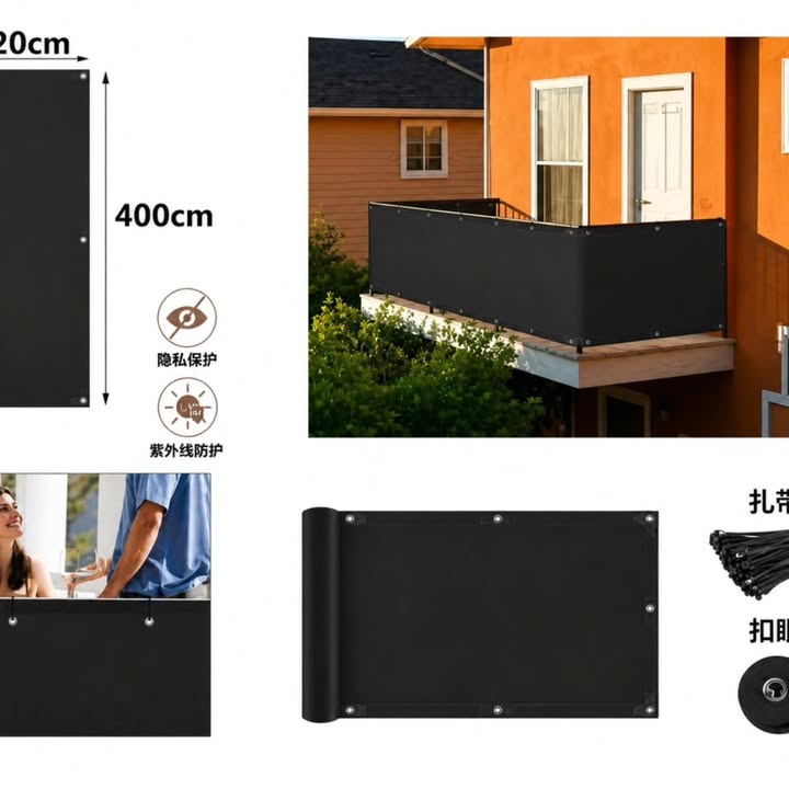Tenda za privatnost za balkon i terasu - 120x400 cm