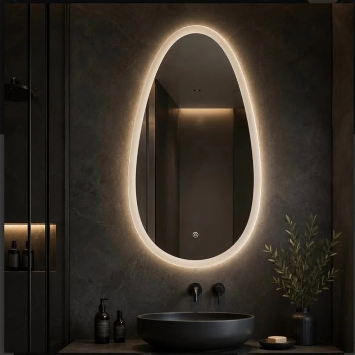LED ogledalo Lui Edge 50x95 cm - Antifog