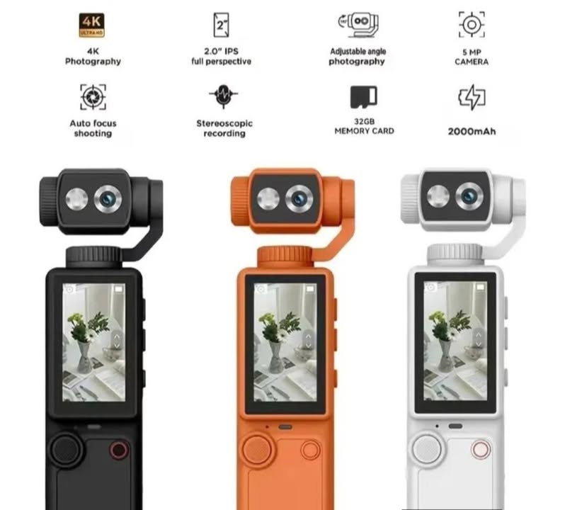 Q8 Pocket Camera 4K - džepna kamera sa stabilizacijom
