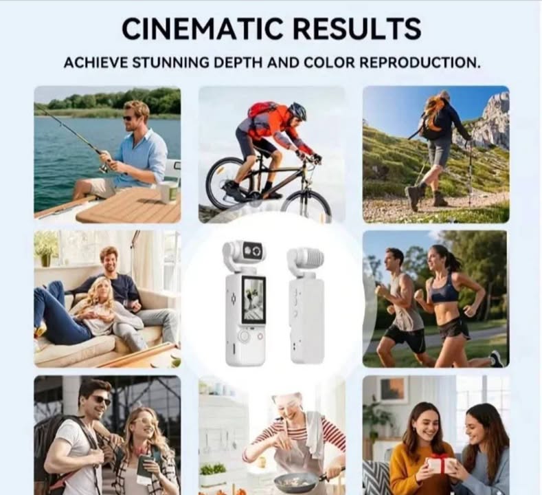 Q8 Pocket Camera 4K - džepna kamera sa stabilizacijom