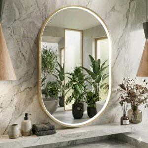 LED ogledalo Front Oval 50x110 cm - Antifog